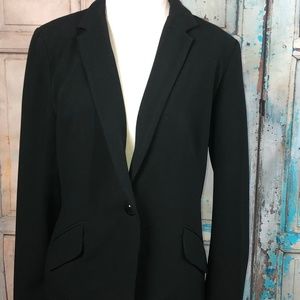 New York & Company Black Blazer Single Button 6